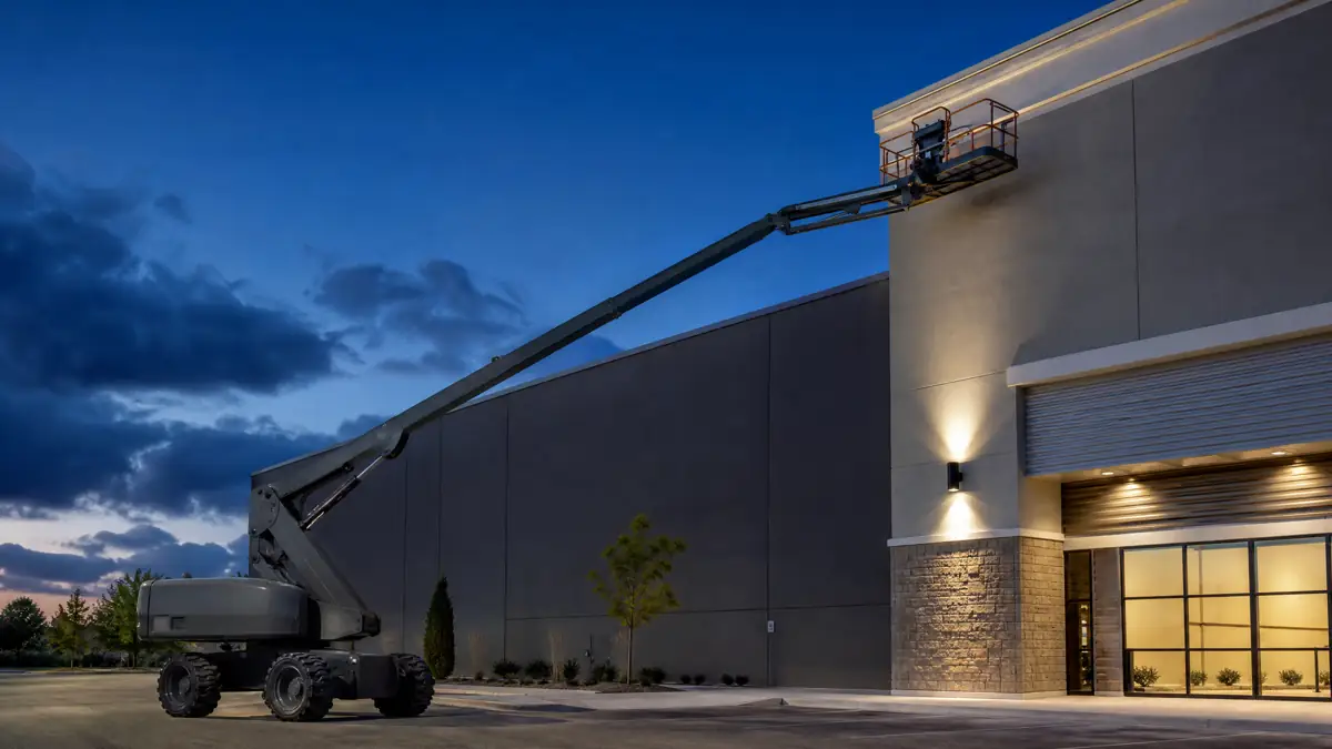 Boom Lifts jobsite access in Columbia